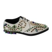 Dolce & Gabbana Kristallprydda Loafers Multicolor, Dam