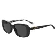 Love Moschino Svart Acetat Dam Solglasögon Black, Dam