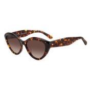 Kate Spade Brun Acetat Dam Solglasögon Brown, Dam