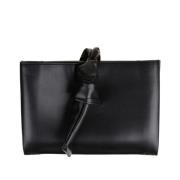 Liviana Conti Lyxig Modern Clutch med Raffinerade Detaljer Black, Dam