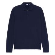 Aspesi Grundläggande Polo Blue, Herr