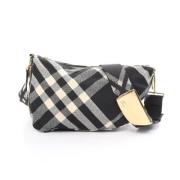 Burberry Vintage Pre-owned Canvas crossbodyvskor Black, Dam