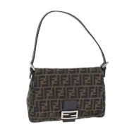 Fendi Vintage Pre-owned Canvas fendi-vskor Brown, Dam