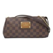 Louis Vuitton Vintage Pre-owned Canvas axelremsvskor Brown, Dam