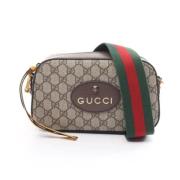 Gucci Vintage Pre-owned Laeder axelremsvskor Beige, Dam