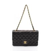 Chanel Vintage Pre-owned Laeder axelremsvskor Black, Dam