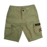 MC2 Saint Barth Bomull Bermuda Shorts Casual Modell Beige, Herr