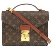 Louis Vuitton Vintage Pre-owned Tyg louis-vuitton-vskor Brown, Herr