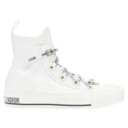 Dior Vintage Pre-owned Bomull sneakers White, Dam