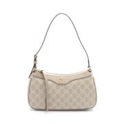 Gucci Vintage Pre-owned Laeder axelremsvskor Beige, Dam