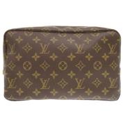 Louis Vuitton Vintage Pre-owned Tyg louis-vuitton-vskor Brown, Dam