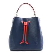 Louis Vuitton Vintage Pre-owned Laeder handvskor Blue, Dam