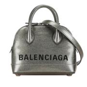 Balenciaga Vintage Pre-owned Laeder handvskor Gray, Dam