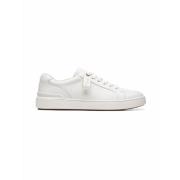 Clarks Elegant läder sneaker CourtLite Move White, Dam