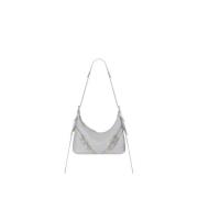 Givenchy Voyou Mini Läder Crossbody-väska Gray, Dam