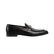 Gucci Elegant läder Mors loafers Black, Herr