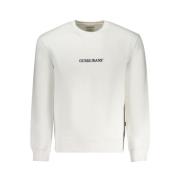 Guess Broderad Bomullssweatshirt Slim Fit White, Herr