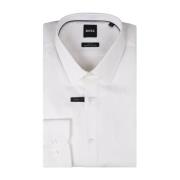 Hugo Boss Vit Hank Slim-Fit Skjorta White, Herr