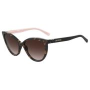 Love Moschino Brun Acetat Dam Solglasögon Brown, Dam