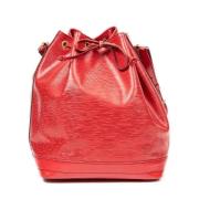 Louis Vuitton Vintage Pre-owned Laeder axelremsvskor Red, Dam