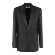 Ami Paris Elegant Velvet Smoking Jacket Black, Herr