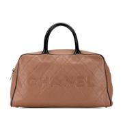 Chanel Vintage Pre-owned Laeder handvskor Brown, Dam