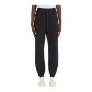 Max Mara Bomullsjoggers med elastisk midja Blue, Dam