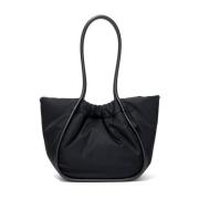 Proenza Schouler Rynkad Nylon Toteväska Black, Dam