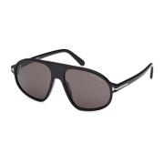 Tom Ford Svarta solglasögon Ft1178 Erol 01A Black, Herr