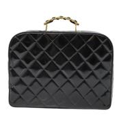 Chanel Vintage Pre-owned Laeder chanel-vskor Black, Dam