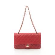 Chanel Vintage Pre-owned Laeder chanel-vskor Red, Dam