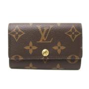 Louis Vuitton Vintage Pre-owned Tyg nyckelhllare Brown, Dam