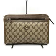 Gucci Vintage Pre-owned Tyg gucci-vskor Brown, Dam