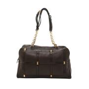 Salvatore Ferragamo Pre-owned Pre-owned Laeder handvskor Brown, Dam