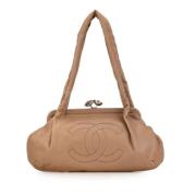 Chanel Vintage Pre-owned Laeder chanel-vskor Beige, Dam