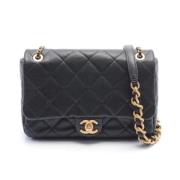 Chanel Vintage Pre-owned Tyg chanel-vskor Black, Dam