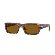 Persol Stiliga solglasögon Adrien Modell Brown, Unisex