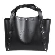 Stella McCartney Svart Studded Tote Väska Black, Dam