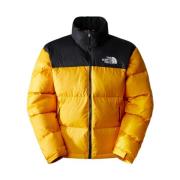 The North Face Retro Nuptse Jacka i Summit Gold/Svart Yellow, Herr