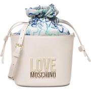 Love Moschino Stilig PU-väska Beige, Dam