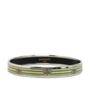 Hermès Vintage Pre-owned Metall armband Green, Dam