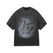 Represent Atlas Print Bomull T-shirt Gray, Herr