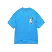 Represent Logo T-shirt Electric Blu Bomull Blue, Herr