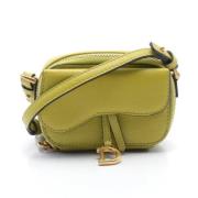 Dior Vintage Pre-owned Laeder axelremsvskor Green, Dam