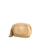 Chanel Vintage Pre-owned Laeder chanel-vskor Beige, Dam