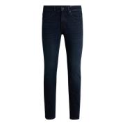 Hugo Boss Delaware Slim Fit Jeans i blå-svart denim Blue, Herr