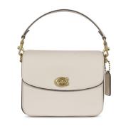 Coach Slipat Läder Crossbody Väska Beige, Dam