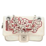 Chanel Vintage Pre-owned Nylon chanel-vskor White, Dam