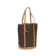 Louis Vuitton Vintage Pre-owned Canvas axelremsvskor Brown, Dam