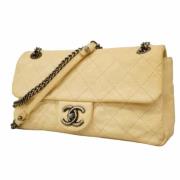 Chanel Vintage Pre-owned Laeder chanel-vskor Beige, Dam